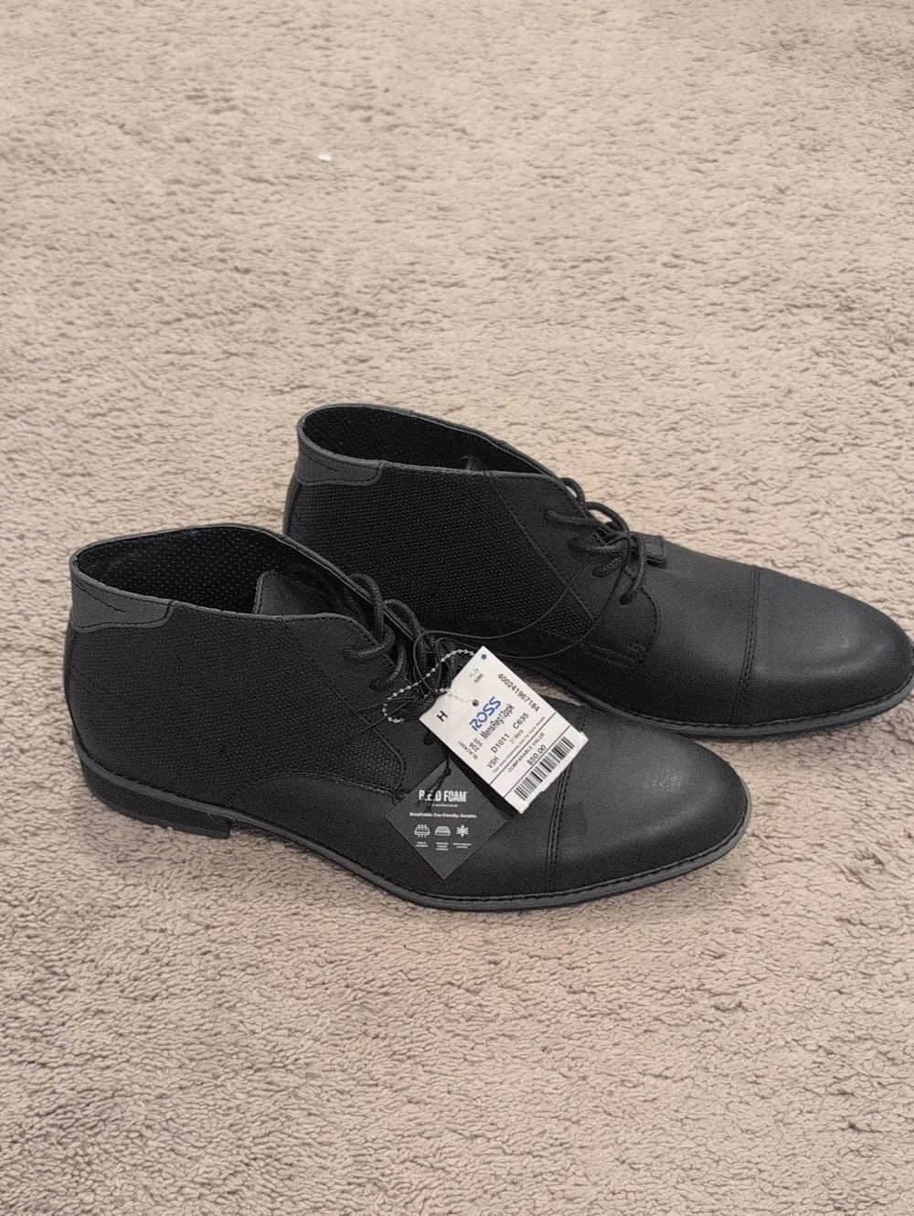Call It Spring Men's Black Lace-Up Chukka Boots